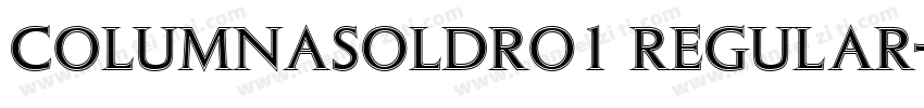ColumnaSolDRo1 Regular字体转换